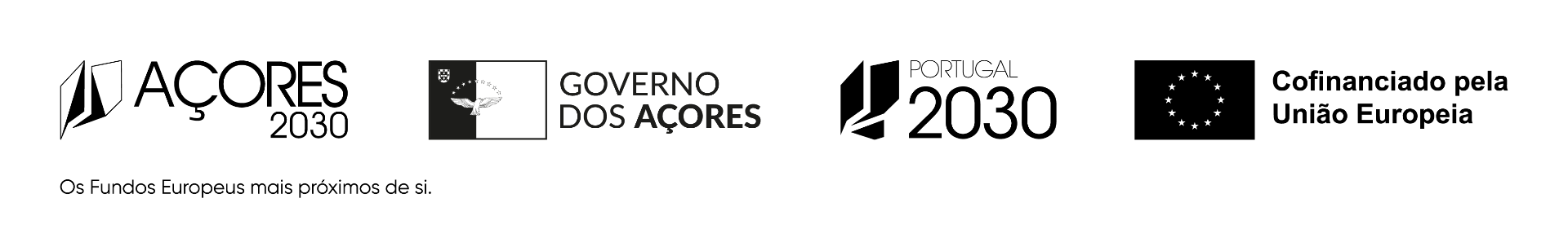 Cofinanciado pela União Europeia — Açores 2030, Governo dos Açores, Portugal 2030